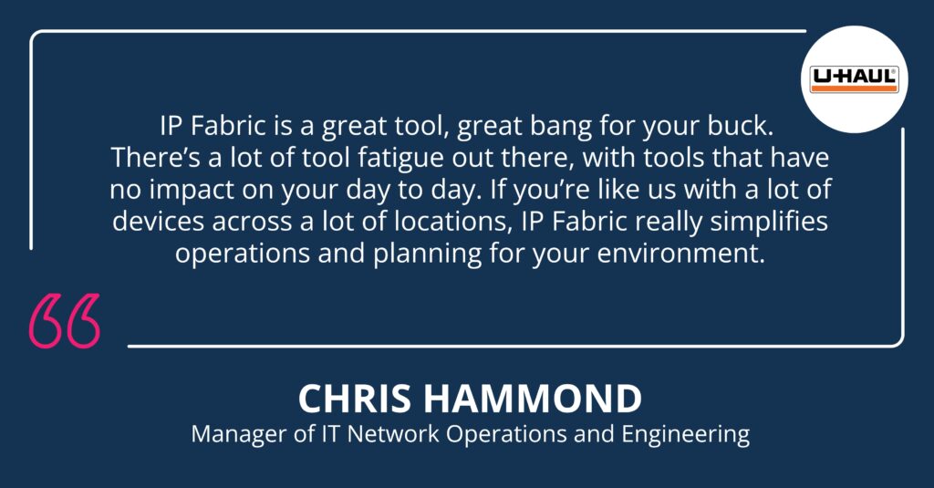 IP Fabric simplifies network operations and IT project planning for complex enterprise networks.