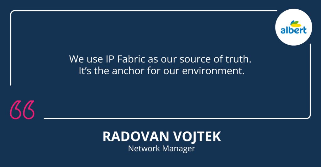 IP Fabric network assurance network source of truth